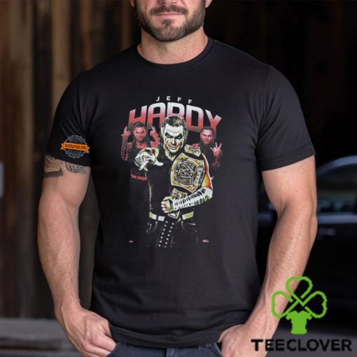Jeff Hardy Championship Belt Painted Face Mens Black T shirt
