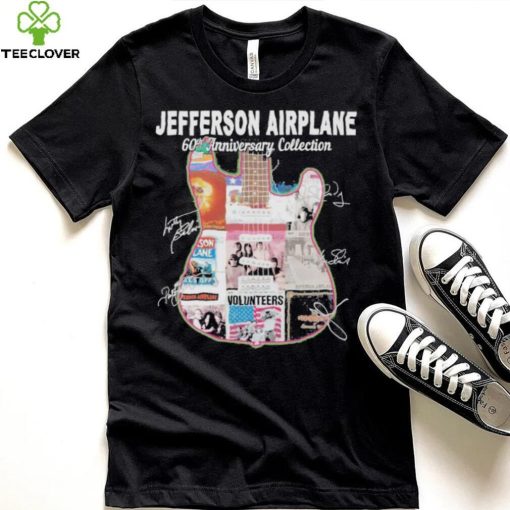 Jefferson Airplane band 60th anniversary collection guitar signatures shirt