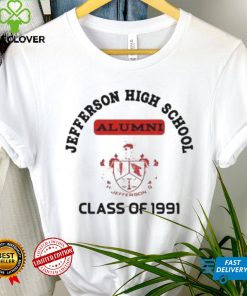 Jefferson high school alumni class of 1991 shirt