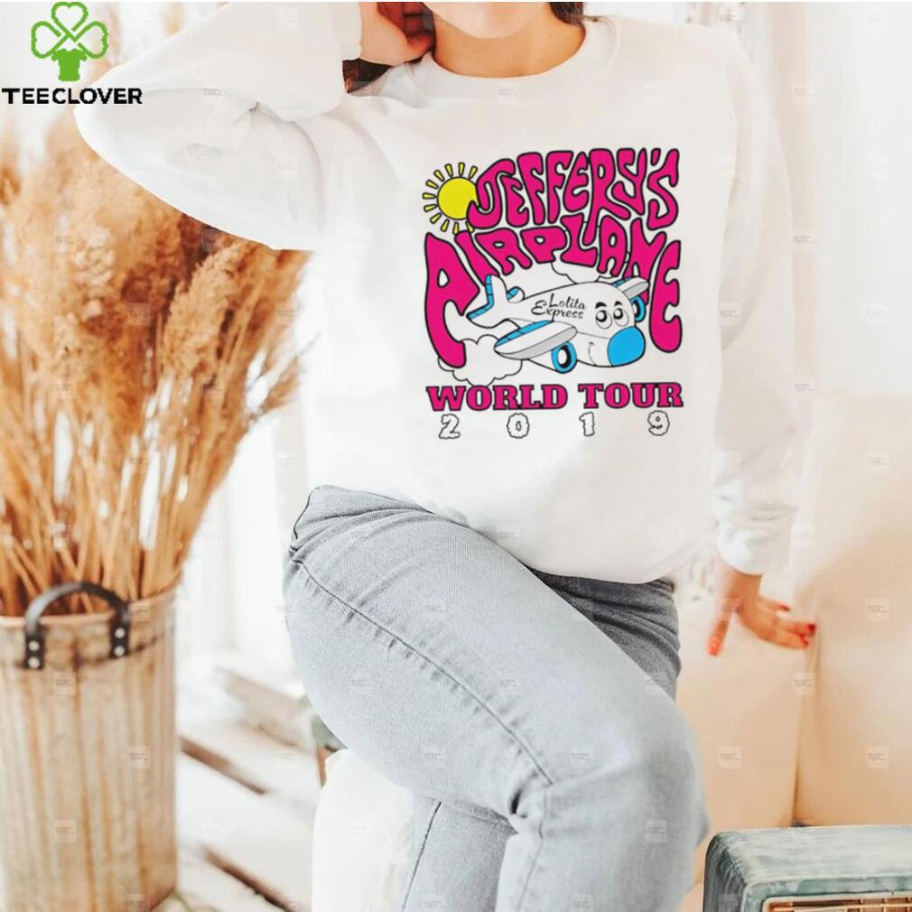 Jeffery’s airplane world tour 2019 shirt Jeffery’s airplane world tour 2019 shirt