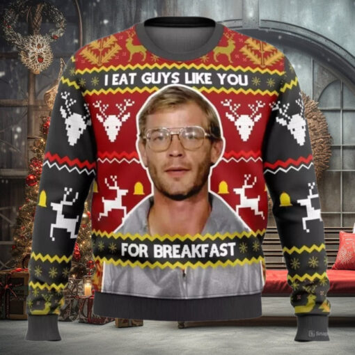 Jeffreyyy Dahmerrr Ugly Christmas Sweater