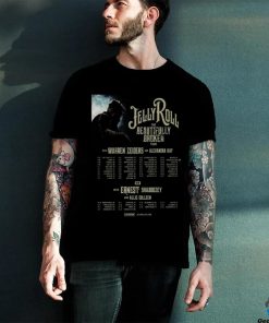 Jelly Roll 2024 The Beautifully Broken Tour Schedule With Warren Zeiders And Alexandra Kay shirt