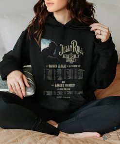 Jelly Roll 2024 The Beautifully Broken Tour Schedule With Warren Zeiders And Alexandra Kay shirt