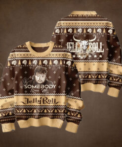 Jelly Roll Somebody Save Me Ugly Sweater1