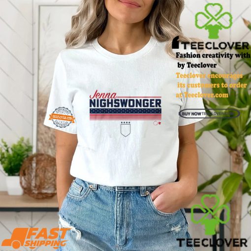 Jenna Nighswonger Stripe Uswntpa Shirt