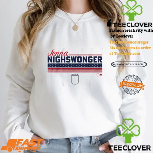 Jenna Nighswonger Stripe Uswntpa Shirt