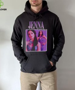 Jenna Ortega Purple Portrait Wednesday Addams Family shirt