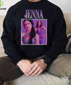 Jenna Ortega Purple Portrait Wednesday Addams Family shirt