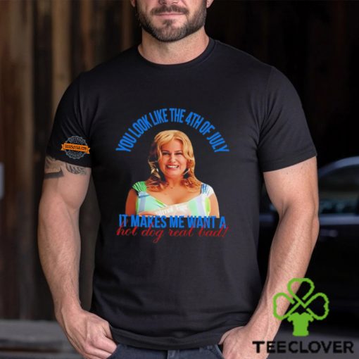 Jennifer Coolidge you look like the 4th of july shirt