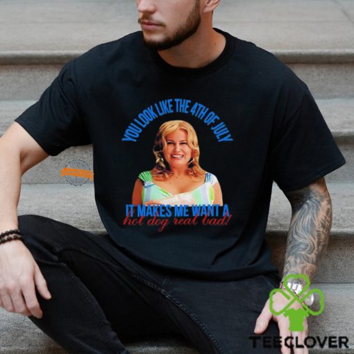 Jennifer Coolidge you look like the 4th of july shirt
