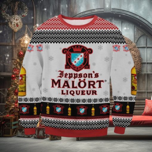 Jeppson’s Malort Liqueur Ugly Christmas Sweater