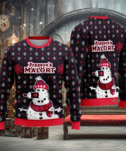 Jeppson’s Malort Snowman Ugly Christmas Sweater