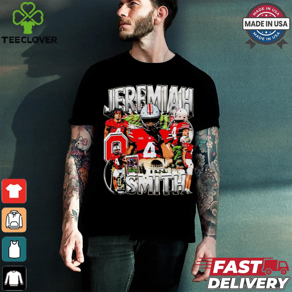 Jeremiah Smith Ohio State Buckeyes football graphic poster shirt Jeremiah Smith Ohio State Buckeyes football graphic poster shirt