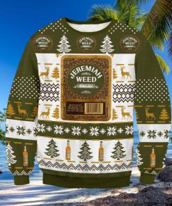 Jeremiah Weed Bourbon Knitting Pattern Ugly Christmas Sweater