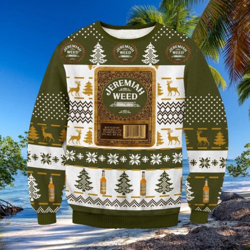 Jeremiah Weed Bourbon Knitting Pattern Ugly Christmas Sweater