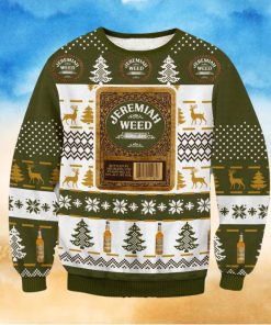 Jeremiah Weed Bourbon Knitting Pattern Ugly Christmas Sweater