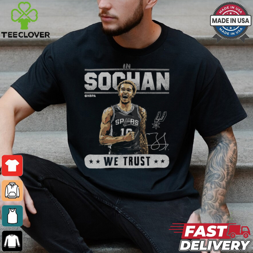 Jeremy Sochan San Antonio Spurs Trust Shirt Jeremy Sochan San Antonio Spurs Trust Shirt