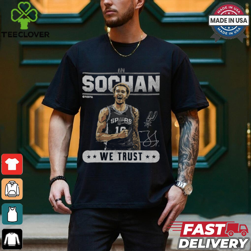 Jeremy Sochan San Antonio Spurs Trust Shirt Jeremy Sochan San Antonio Spurs Trust Shirt