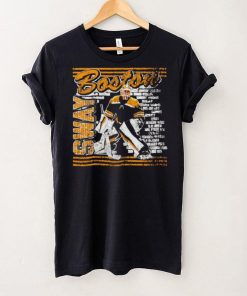 Jeremy Swayman Boston Bruins Brick Wall Graphic Art Shirt