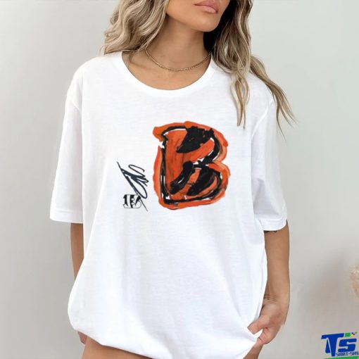 Jermaine Burton Cincinnati Bengals Rookie Paint Shirt