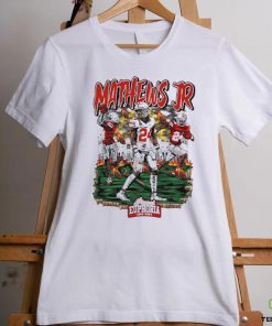 Jermaine Matthews Jr football design cartoon shirt