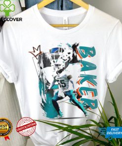 Jerome Baker number 55 Miami Dolphins football player pose poster shirt