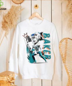 Jerome Baker number 55 Miami Dolphins football player pose poster shirt
