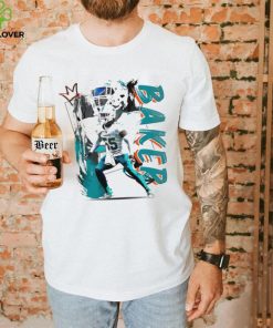 Jerome Baker number 55 Miami Dolphins football player pose poster shirt