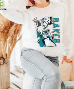 Jerome Baker number 55 Miami Dolphins football player pose poster shirt