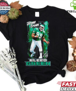 Jerome Brown Philadelphia Eagles Bleed green shirt