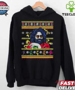Jerry Garcia Christmas shirt Black Men All size T shirt