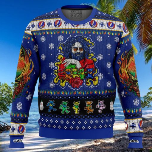 Jerry Garcia Grateful Dead For Christmas Gifts Ugly Christmas Sweater