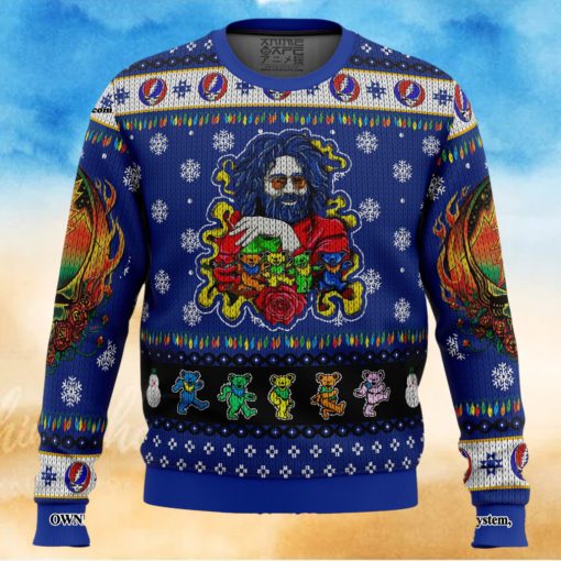 Jerry Garcia Grateful Dead For Christmas Gifts Ugly Christmas Sweater