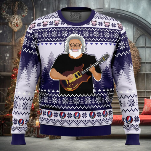 Jerry Garcia Grateful Dead Ugly Christmas Sweaters