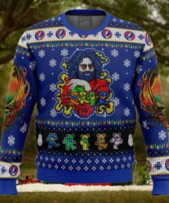 Jerry Garcia Grateful Dead ugly sweater christmas