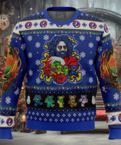 Jerry Garcia Grateful Dead ugly sweater christmas