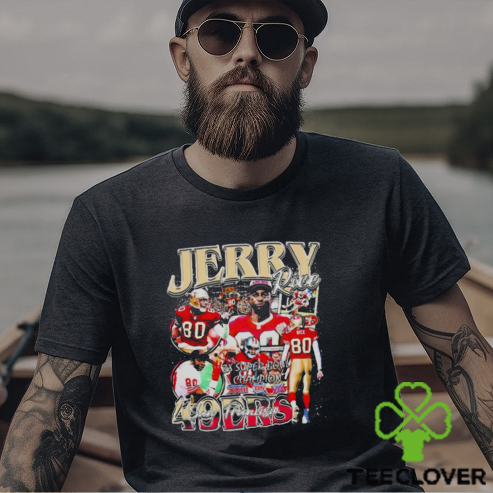 Jerry Rice San Francisco 49ers 3x Super Bowl Champion Football Logo Vintage 2023 Shirt Jerry Rice San Francisco 49ers 3x Super Bowl Champion Football Logo Vintage 2023 Shirt