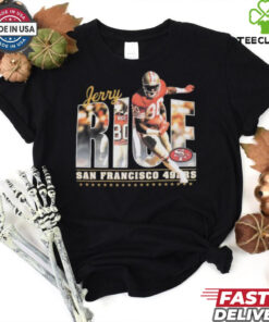 Jerry Rice San Francisco 49ers Mitchell & Ness Classic Photo T Shirt
