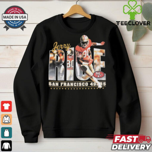Jerry Rice San Francisco 49ers Mitchell & Ness Classic Photo T Shirt