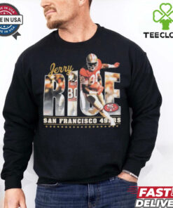 Jerry Rice San Francisco 49ers Mitchell & Ness Classic Photo T Shirt