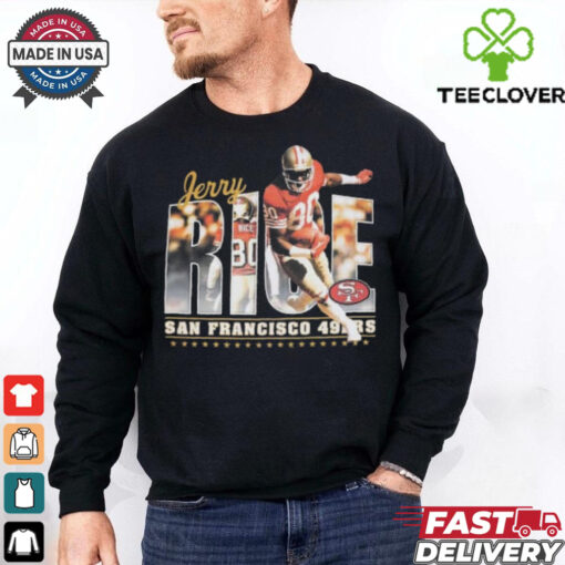 Jerry Rice San Francisco 49ers Mitchell & Ness Classic Photo T Shirt