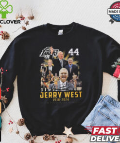 Jerry West 1938 2024 thank you for the memories signatures shirt