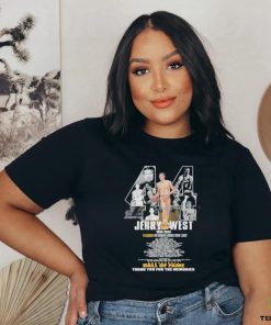 Jerry West 44 Basketball Hall Of Fame Thank You For The Memories Shirt