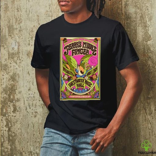 Jerry’s middle finger mill valley ca august 1 2024 tour poster shirt