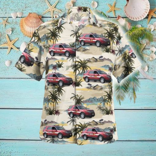 Jersey City New Jersey Jersey City Fire Department Battalion Chief 3 Hawaiian Shirt