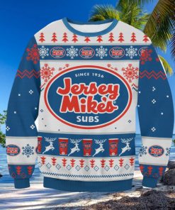 Jersey Mike’s For Christmas Gifts Ugly Christmas Wool Knitted Sweater