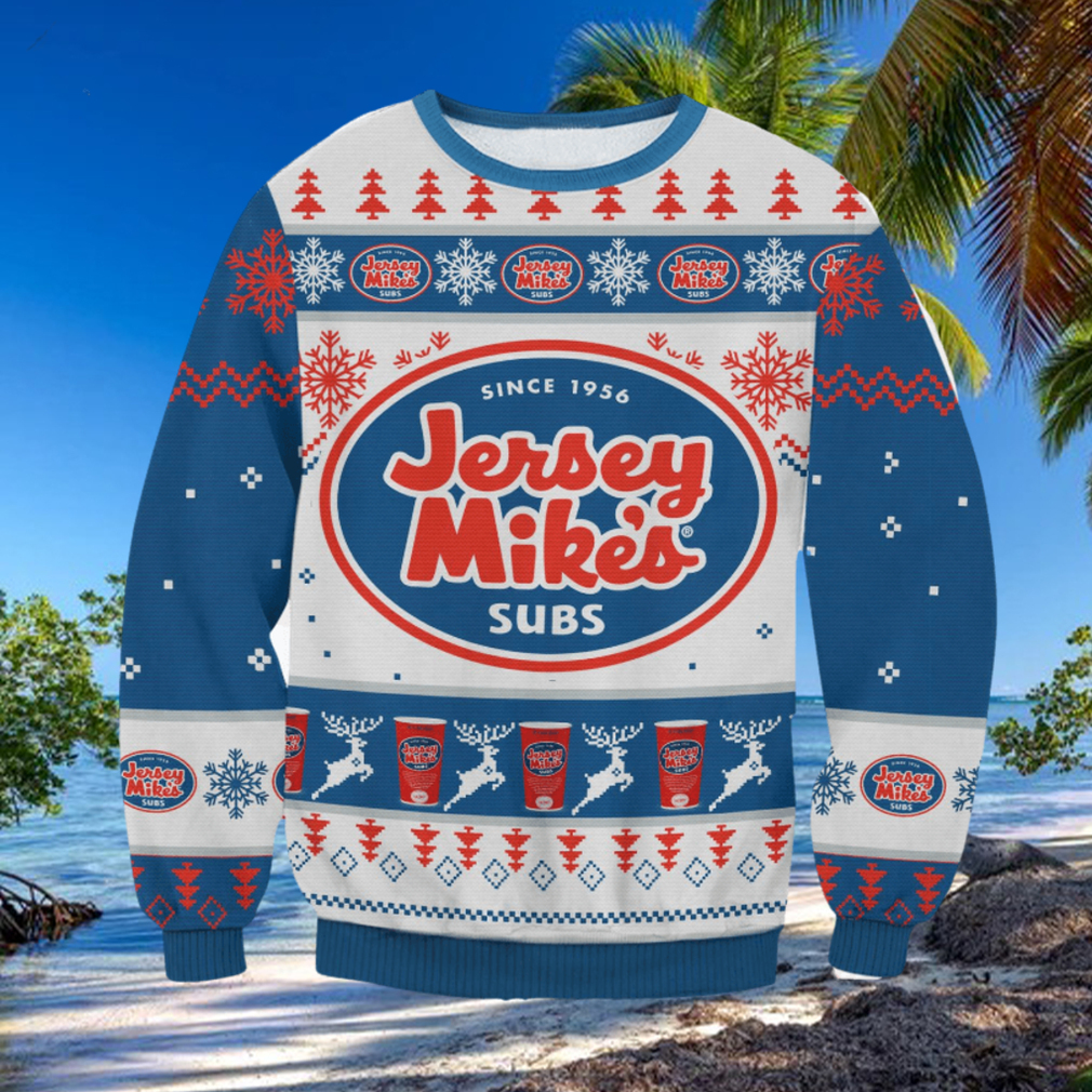 Jersey Mike’s For Christmas Gifts Ugly Christmas Wool Knitted Sweater Jersey Mike’s For Christmas Gifts Ugly Christmas Wool Knitted Sweater