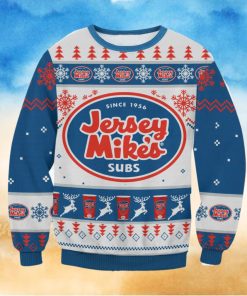 Jersey Mike’s For Christmas Gifts Ugly Christmas Wool Knitted Sweater