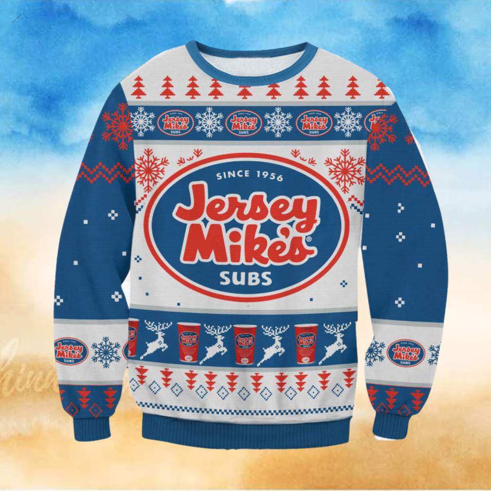 Jersey Mike’s For Christmas Gifts Ugly Christmas Wool Knitted Sweater Jersey Mike’s For Christmas Gifts Ugly Christmas Wool Knitted Sweater