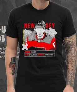 Jesper Bratt New Jersey Devils ice hockey player information paper shirt